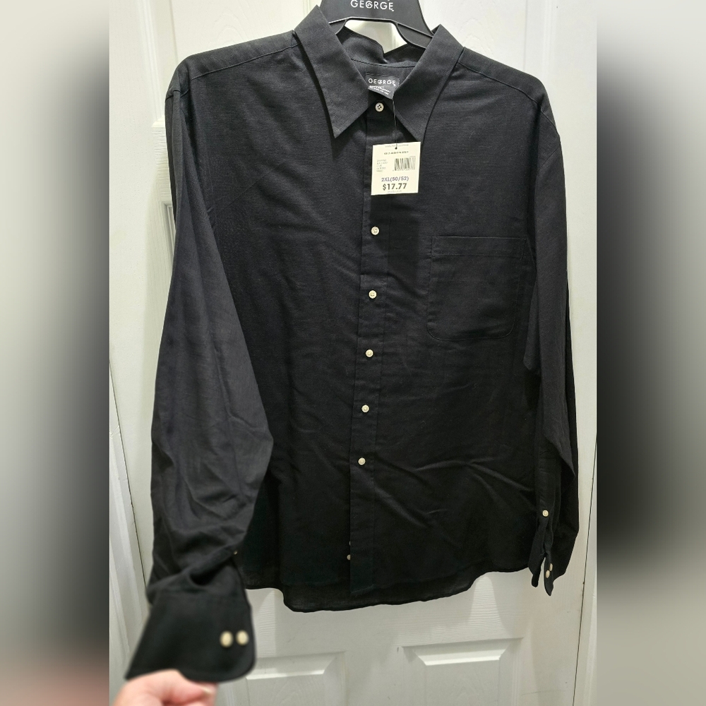 George Men's Black Xxl Shirt